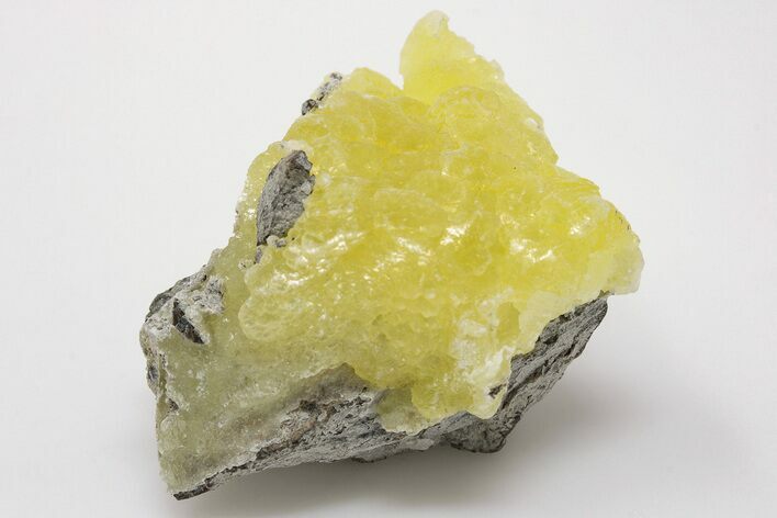 Lemon-Yellow Brucite - Balochistan, Pakistan #198350